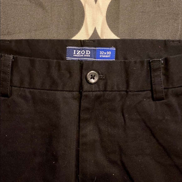 Men’s black Izod pants - Picture 2 of 3